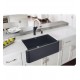 Blanco 401732 Ikon 29 3/8" Single Bowl Farmhouse/Front-Apron Silgranit Kitchen Sink in Anthracite