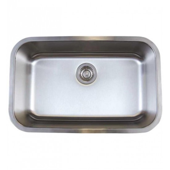 Blanco 441024 Stellar 28" Single Bowl Undermount Stainless Steel Kitchen Sink in Refined Brushed