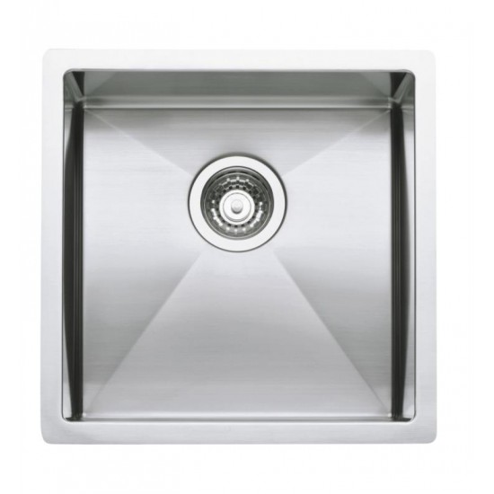 Blanco 515638 Precision 17" Single Bowl Undermount Steelart Kitchen Sink in Polished Satin