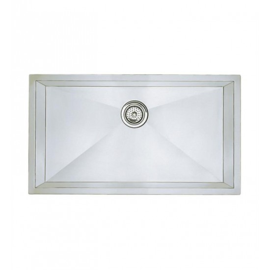 Blanco 515820 Precision 32" Single Bowl Undermount Steelart Kitchen Sink in Polished Satin