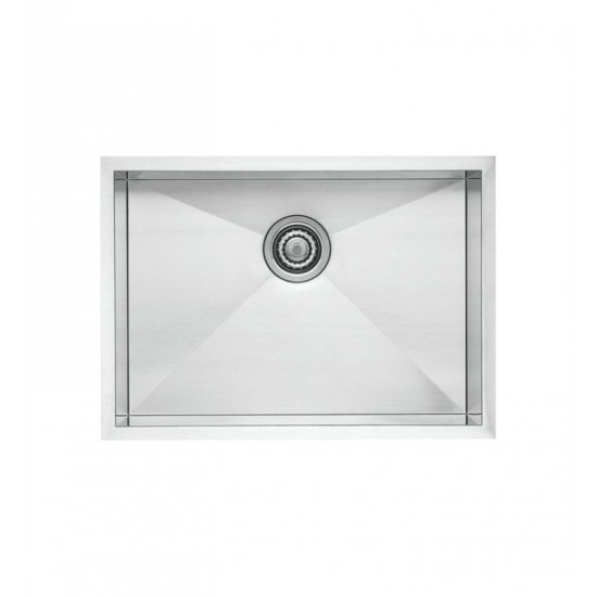 Blanco 518171 Quatrus 25" Medium Single Bowl Undermount Stainless Steel Kitchen Sink in Satin