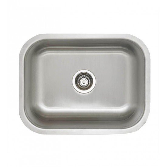 Blanco 441398 Stellar 23" Single Bowl Undermount Stainless Steel Kitchen Sink in Refined Brushed