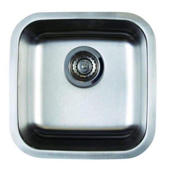 Blanco 441026 Stellar 15" Bar Bowl Undermount Stainless Steel Kitchen Sink in Refined Brushed