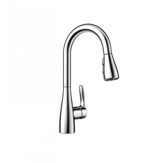 Blanco 442209 Atura 1.5 GPM Bar Kitchen Faucet with Pulldown Spray in Chrome