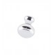 Hardware Resources 3898PC Westbury 1 1/4" Zinc Round Mushroom Shaped Cabinet Knob in Polished Chrome