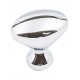 Hardware Resources 897L Merryville 1 1/4" Zinc Oval Shaped Cabinet Knob