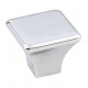 Hardware Resources 972L Marlo 1 1/4" Zinc Square Shaped Cabinet Knob