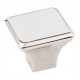 Hardware Resources 972L Marlo 1 1/4" Zinc Square Shaped Cabinet Knob