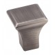 Hardware Resources 972S Marlo 7/8" Zinc Square Shaped Cabinet Knob