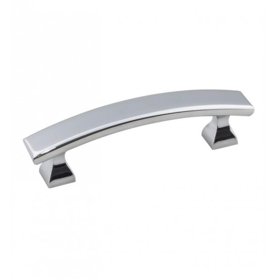 Hardware Resources 449-3 Hadly 3" Center to Center Zinc Arch Cabinet Pull