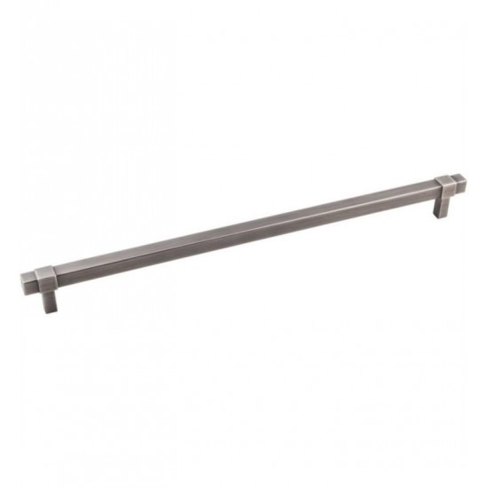 Hardware Resources 293-305 Zane 12" Center to Center Zinc Die Cast Bar Cabinet Pull