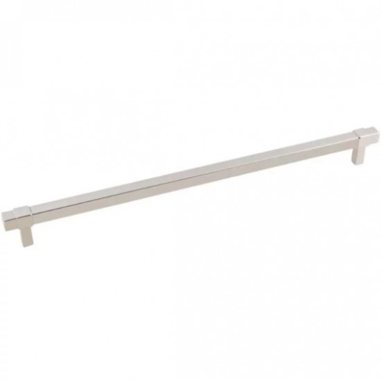 Hardware Resources 293-305 Zane 12" Center to Center Zinc Die Cast Bar Cabinet Pull