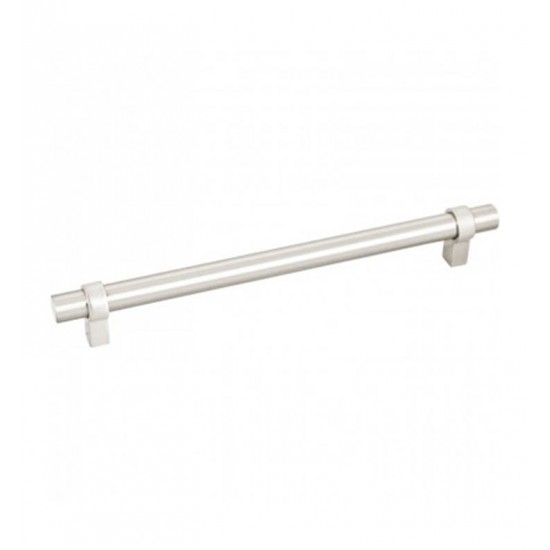 Hardware Resources 5192SN Key Grande Bar Cabinet Pull in Satin Nickel