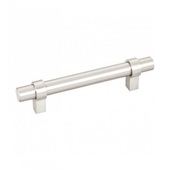 Hardware Resources 596SN Key Grande Cabinet Bar Pull in Satin Nickel