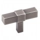 Hardware Resources 293T Zane 2" Zinc Die Cast Long Bar Cabinet Knob