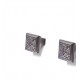 Hardware Resources 457 Solana 1 1/4" Square Hammered Texture Cabinet Knob