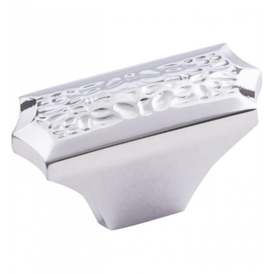 Hardware Resources 457L Solana 2" Rectangular Hammered Texture Cabinet Knob