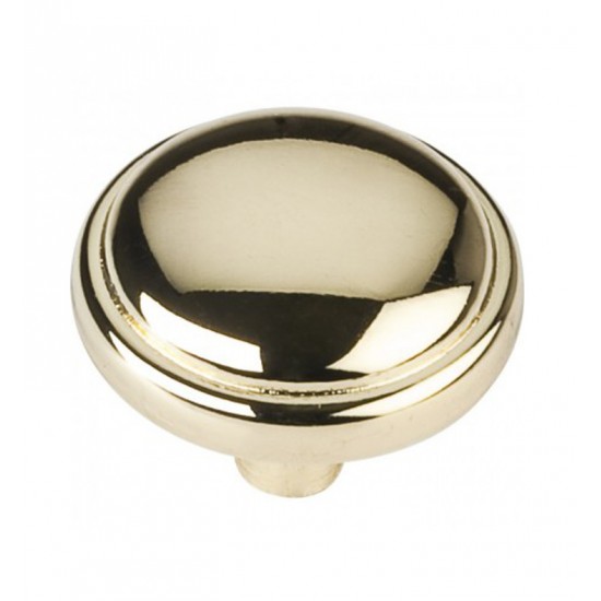 Hardware Resources 76209-PB Palisade Cabinet Knob in Polished Brass