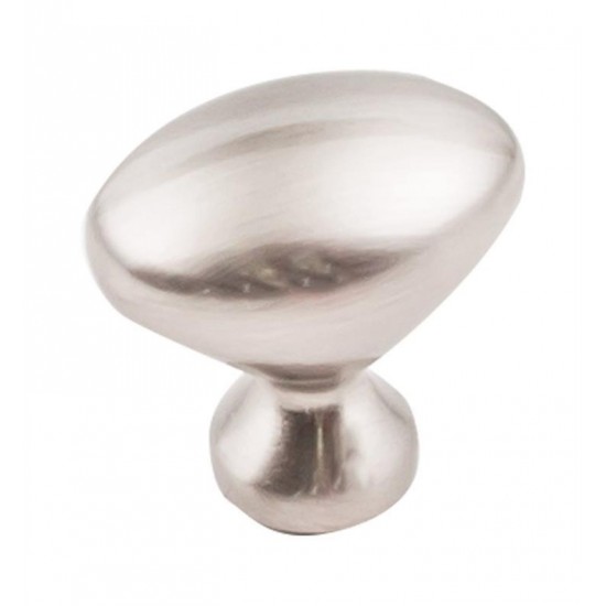 Hardware Resources 897 Merryville 1 1/8" Zinc Oval Shaped Cabinet Knob