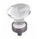 Hardware Resources G110 Harlow Glass Football Cabinet Knob