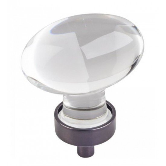 Hardware Resources G110L Harlow Glass Football Cabinet Knob
