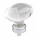 Hardware Resources G110L Harlow Glass Football Cabinet Knob