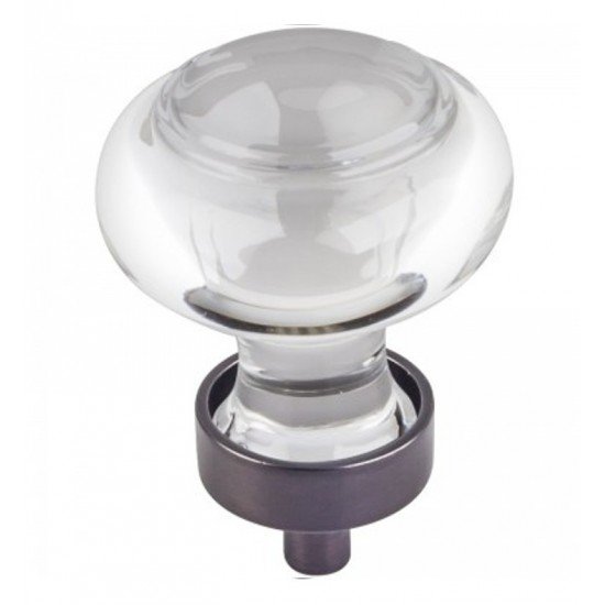 Hardware Resources G120 Harlow Glass Button Cabinet Knob