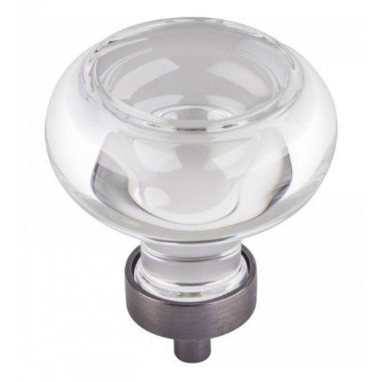 Hardware Resources G120L Harlow Glass Button Cabinet Knob