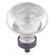 Hardware Resources G120L Harlow Glass Button Cabinet Knob