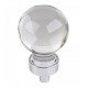 Hardware Resources G130 Harlow Glass Sphere Cabinet Knob