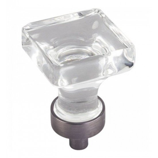 Hardware Resources G140 Harlow Glass Square Cabinet Knob