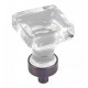 Hardware Resources G140 Harlow Glass Square Cabinet Knob