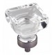 Hardware Resources G140L Harlow Glass Square Cabinet Knob