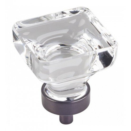 Hardware Resources G140L Harlow Glass Square Cabinet Knob