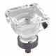 Hardware Resources G140L Harlow Glass Square Cabinet Knob