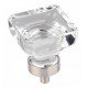 Hardware Resources G140L Harlow Glass Square Cabinet Knob