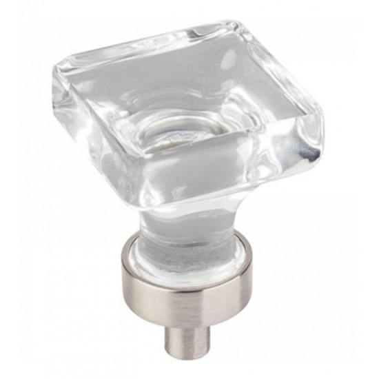 Hardware Resources G140 Harlow Glass Square Cabinet Knob