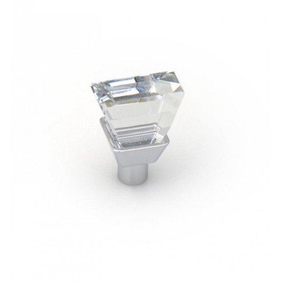 Topex P89884CRL Swarovski Crystals 3/4" Cabinet Knob