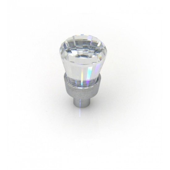 Topex P89885CRL Swarovski Crystals 3/4" Cabinet Knob