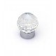 Topex P9376CRL.30-001 Crystal 1 1/2" Zinc Alloy Small Round Shaped Cabinet Knob in Chrome
