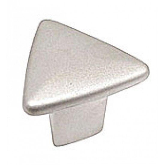 Topex Z20050330062 1 1/4" Zinc Alloy Triangular Shaped Cabinet Knob in Matte Nickel