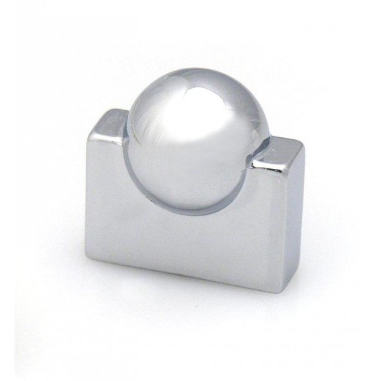 Topex Z406801600 Contemporary 1/2" Cabinet Knob with Center Ball