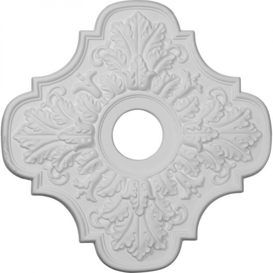 17 3/4″OD X 3 1/8″ID X 1″P CEILING MEDALLION (FITS UP 5 1/2″ CANOPY)