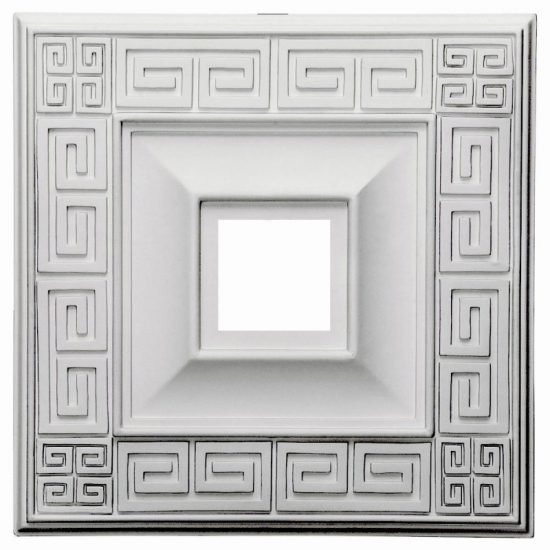 18″W X 18″H X 3 1/2″ID X 1 1/8″P CEILING MEDALLION (FITS CANOPIES UP TO 5″)