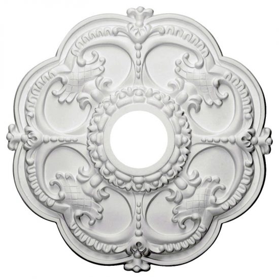 18″OD X 3 1/2″ID X 1 1/2″P CEILING MEDALLION (FITS CANOPIES UP TO 4 1/2″)
