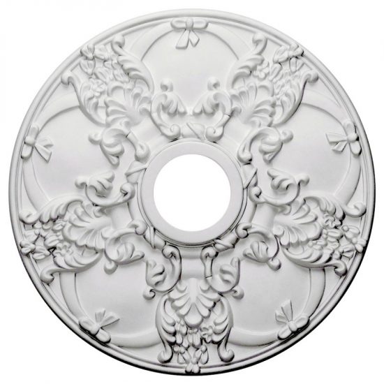 18″OD X 3 1/2″ID X 1 3/8 CEILING MEDALLION (FITS CANOPIES UP TO 4 1/2″)