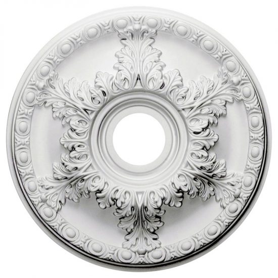 19 1/8″OD X 3 1/2″ID X 1 3/4″P CEILING MEDALLION (FITS CANOPIES UP TO 6″)