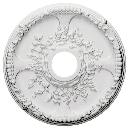 18″OD X 3 1/2″ID X 1 3/8″P CEILING MEDALLION (FITS CANOPIES UP TO 4 1/2″)