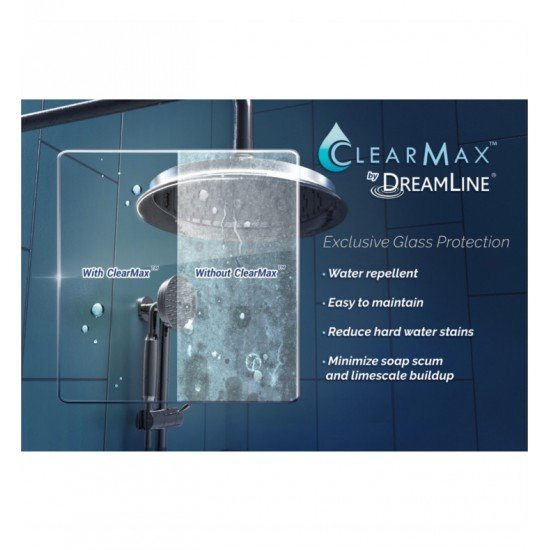 DreamLine SHDR-412 Elegance Frameless Pivot Shower Door