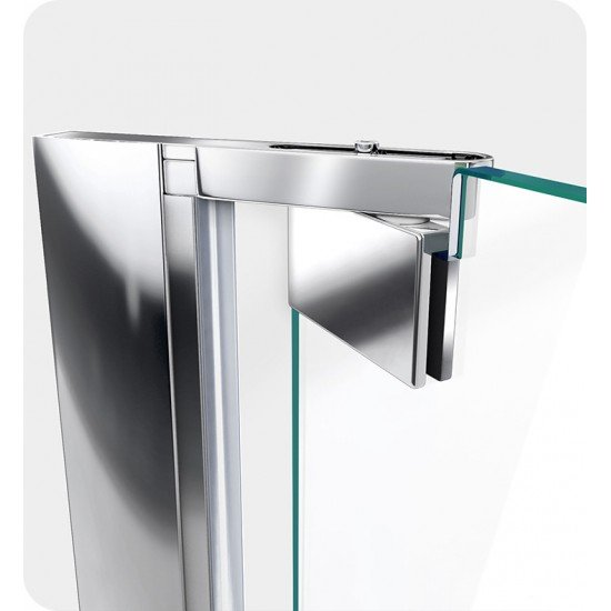DreamLine DL-620 Elegance Frameless Pivot Shower Door and Single Threshold Shower Base